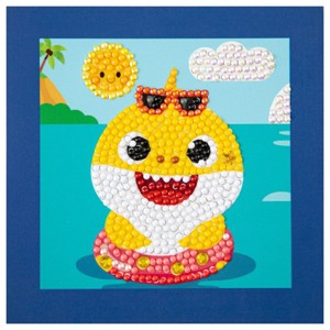 DIAMOND DOTZ Quick DOTZ Baby Shark #2 Diamond Art Painting Kit 5.1" X 5.1" - 1 of 4