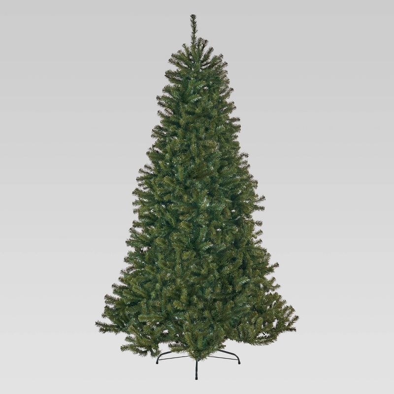 7.5ft Noble Fir Pre-Lit Hinged Full Artificial Christmas Tree Clear Lights - Christopher Knight Home, 3 of 8