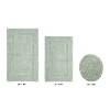 Lux Premium 100% Cotton  Ultra-Soft Tufted Solid Reversible 3 Piece Bath Rug Set, Water-Absorbent, Durable, Machine Washable Bathroom Rug - 2 of 4