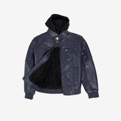 X RAY Kids and Boys PU Jacket With Lining