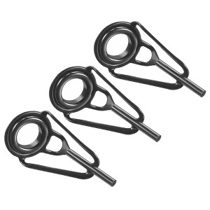 Unique Bargains Tube Dia Fishing Rod Tips Repair Kit Stainless Steel Ring Guide - 1 of 4