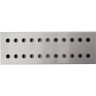 TYTUS Silver Stainless Steel Smoker Box for Grills