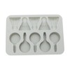Unique Bargains Chocolate Mould 10-Cavity Badminton Theme Candy Mould Hand Wash 6.61"x4.69"x0.71" 1 Pc - 3 of 4