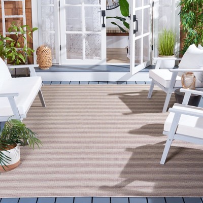 Hampton 8' x 10' Brown/Multi Hand-Knotted Wool Synthetic Rug