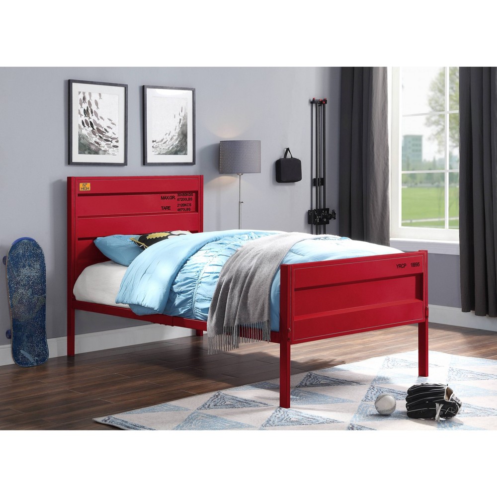 Photos - Bed Cargo 79" Full  Red - Acme Furniture