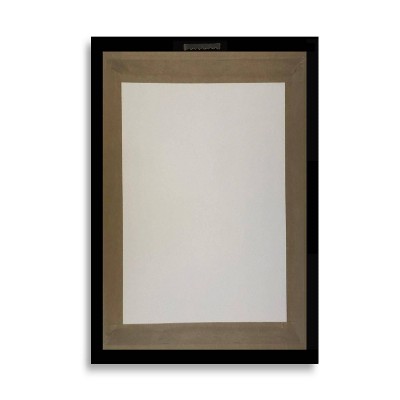 Harley 1928 Parchment Motorcycle Print on Canvas with Black Frame