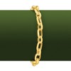 Ross-Simons Italian 18kt Gold Over Sterling Paper Clip Link Bracelet - 3 of 4