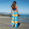 Women's Lemon Glow Floral Cover Up Pants - Cupshe - 4 of 4