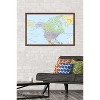 Trends International North America Map 2024 Framed Wall Poster Prints - 2 of 4