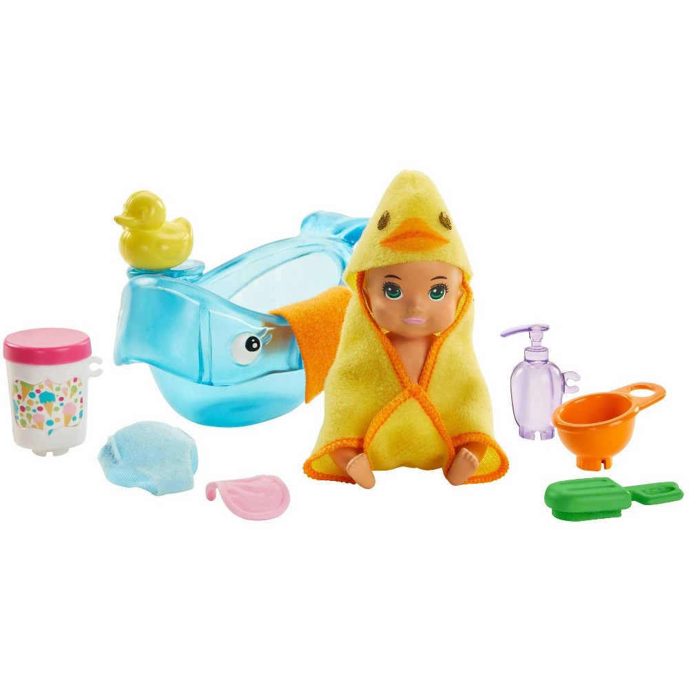 UPC 194735000159 product image for Barbie Skipper Babysitters Inc. Feeding and Bath-Time Playset | upcitemdb.com
