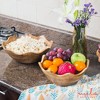 Mela Artisans Wooden Scalloped Bowl – Wooden Bowls for Decor, Candies - 4 of 4