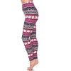 Women's One Size Fits Most Printed Leggings - One Size Fits Most - White Mark - 2 of 3