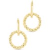 SHINE by Sterling Forever Hassie Delicate Twist Hoops - 3 of 4