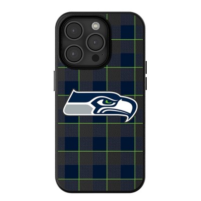Keyscaper NFL NFC Teams Plaid MagSafe Compatible Cell Phone Case for Apple iPhone