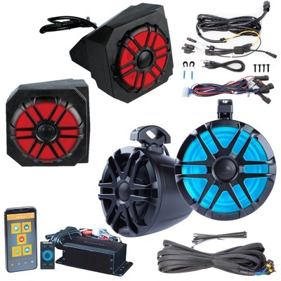 Memphis Audio RGRCORE4 4 Speaker UTV Audio for Polaris Ranger 2013-2017 (XP900 "13-17, 900XP "15-17)