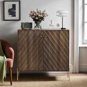 Sideboard Buffet with Storage, Mid-Century Modern Style Storage Cabinets, Sideboard for Living Room, Dining Room, Entryway, Hallway, Kitchen - 1 of 4