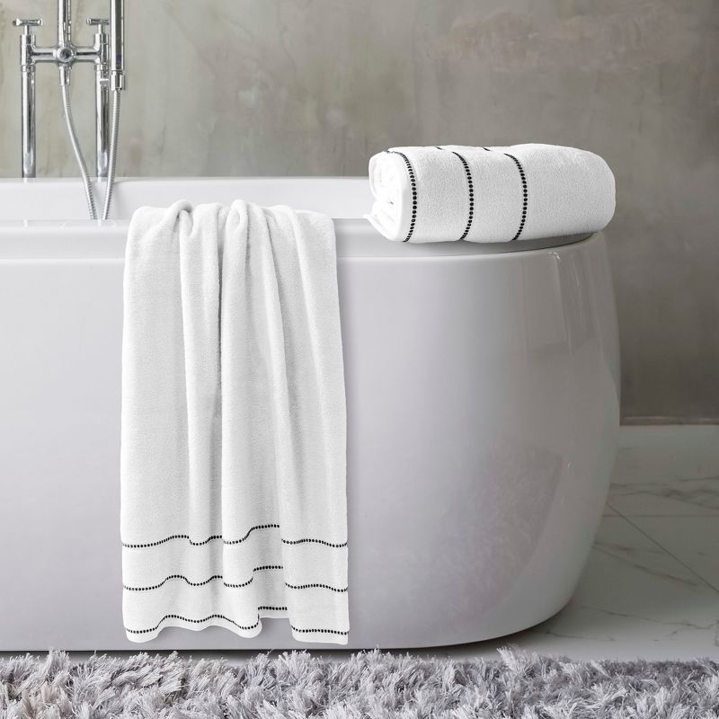 2pc Luxury Cotton Bath Towels Sets - Yorkshire Home, 2 of 6
