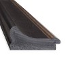31" x 67" Non-Beveled Vogue Black Full Length Floor Leaner Mirror - Amanti Art: Polystyrene Frame, Wall Mountable - 2 of 4