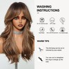 Jessie's Wig Cosplay Heat Resistant Synthetic Wigs Long Ombre mixed Brown Wig With Bangs 24 Inch 1 Pc/Pack - 3 of 4
