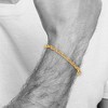Black Bow Jewelry 14k Yellow Gold, 5mm Fancy Anchor Link Chain Bracelet, 8.5 Inch - 4 of 4