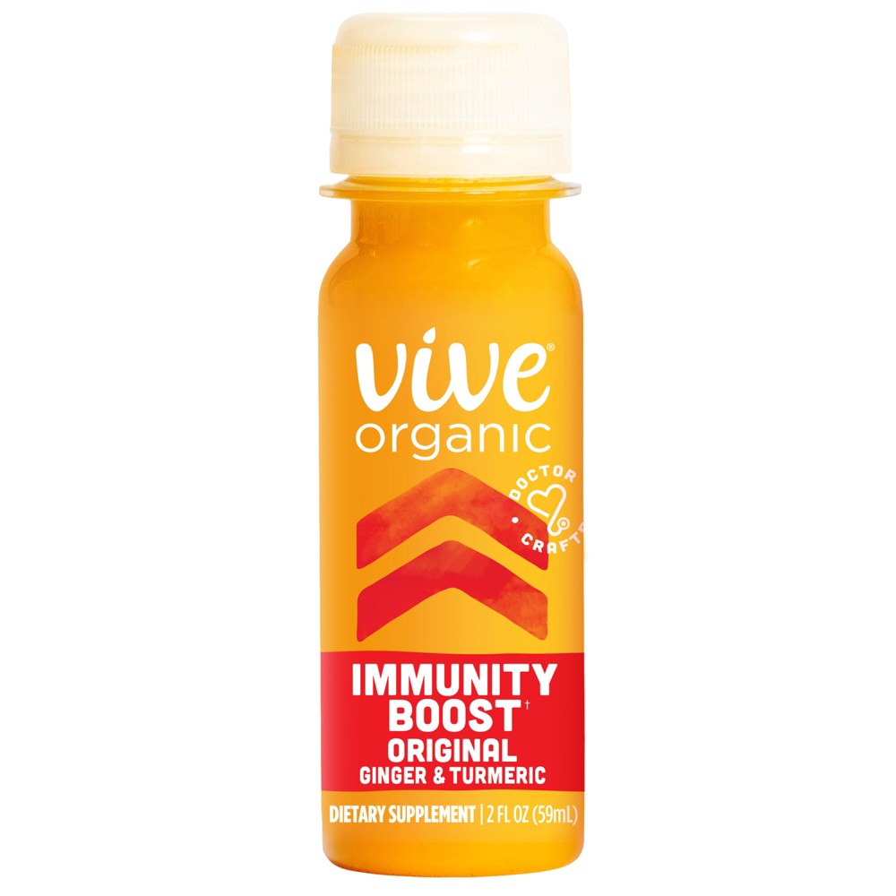 Vive Organic Immunity Boost Original Ginger & Turmeric Wellness Shot - 2 fl oz