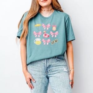 Simply Sage Market Coquette Beach Chart Short Sleeve Tee - 1 of 4
