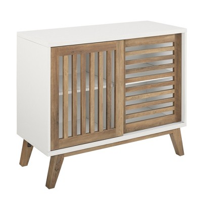 target mid century media console