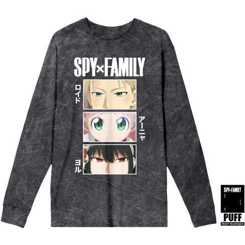 Spy X Family Grid Long Sleeve Unisex Lone Sleeve Tee-xl : Target