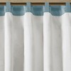 MAYEERTY 50x18" Embroidered Window Valance Blue - 2 of 4