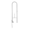 HealthSmart Fold Away Bathroom Grab Bar with Toilet Paper Holder, White - 2 of 3