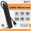 Digital Energy® 6-Outlet Surge Protector Power Strip - image 3 of 4