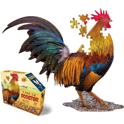 Madd Capp Games I AM Lil Rooster 100 Piece Animal-Shaped Jigsaw Puzzle