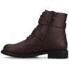 Journee Women's Juliah Buckle Detail Lace-up Ankle Boots - 2 of 4