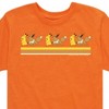 Boys' - Pokémon - Pikachu Eevee Friends Retro Stripe Short Sleeve Graphic T-Shirt - 2 of 4