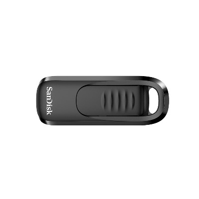 SanDisk Ultra Slider 128GB USB 3.2 Type-C Flash Drive Black (SDCZ480-128G-A46)