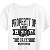 Women's - Star Wars - Property Of The Dark Side Short Sleeve Graphic T-Shirt - 2 of 4