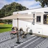Outdoor Rug Waterproof Outdoor Carpet Patio Rug Mat Reversible Rv Camping Rug-Plastic Straw Rug Outside Outdoor Area Rug for Patio Deck Balcony - 2 of 4