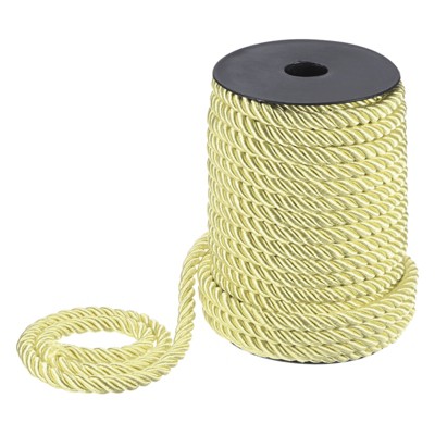Unique Bargains Soft Polyester Twisted Silk Decorative Craft Cord Trim Cord Rope 22 Yards 1 Pc