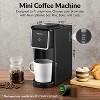 Mecity Mini Coffee Maker - Single Serve, K-Cup/Ground Coffee/Tea, 6-12oz, Auto Shut-Off - 3 of 3