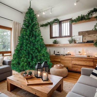 Resenkos 7ft 1100 Branches PVC Material DIY 200 Lights Warm Color 8 Modes Christmas Tree