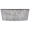 vidaXL Sink Black 15.7 in.x5.9 in. Marble - 3 of 4