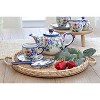 Blue Rose Polish Pottery 55d WR Unikat Small Spoon Rest - 2 of 2