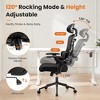 Grungis High Back Office Chair with Adjustable Lumbar Support & Headrest,Comfortable Computer Chair for Adult, Student - 4 of 4