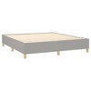 vidaXL Bed Frame Light Grey - 3 of 4