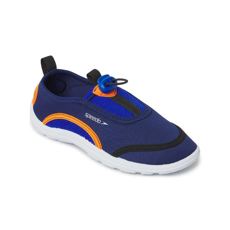 Speedo Jr Surfwalker Shoes - Black/Orange/Blue, 1 of 8