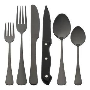 REGALWOVEN Stainless Steel Durable Rust-Proof Corrosion Resistant Flatware Set 24 Pcs - 1 of 4