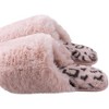 Roxoni Women's Fuzzy Suede Slippers – Cozy Winter House Slippers with Soft Sweater Knit Design - 4 of 4