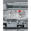 Stainless Steel Shelf Pot Rack, Wall Pot Rack With Hooks, Wall Mounted Shelf, Pot and Pan Hanging Rack, for Restaurant, Kitchen - 3 of 4