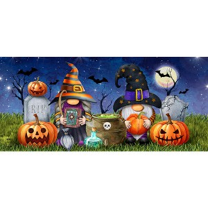 Briarwood Lane Halloween Gnomes Mini Mat 22x10 Indoor Outdoor For Halloween Doormat - 1 of 3