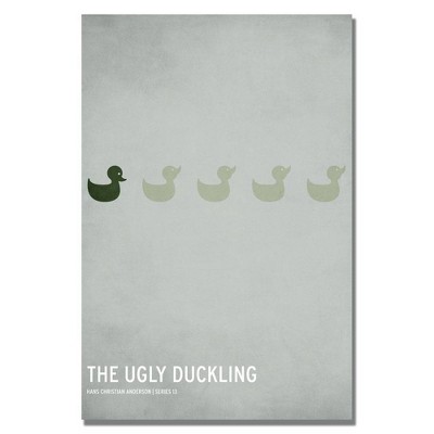 16" x 24" Ugly Duckling by Christian Jackson - Trademark Fine Art